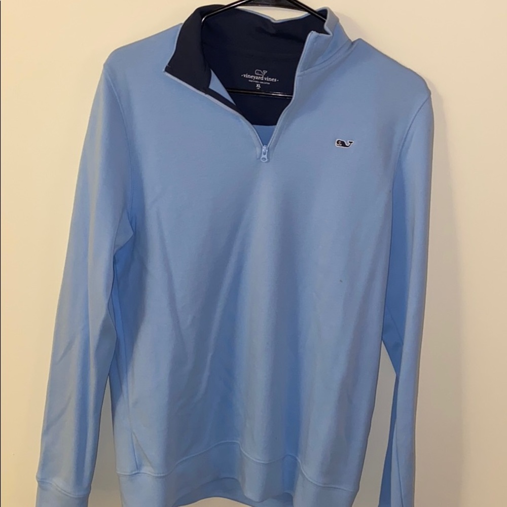Vineyard vines Light Blue Quarter Zip